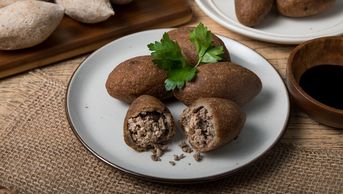 Bread And Salt Bakehouse, 3455 Semenyk Court Mississauga, Ontario, Canada, 
frozen kibbeh