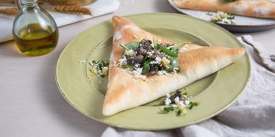 Bread And Salt Bakehouse, 3455 Semenyk Court Mississauga, Ontario, Canada, 
wild mushroom samboussek