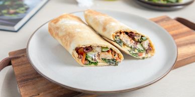 Bread And Salt Bakehouse, 3455 Semenyk Court Mississauga, Ontario, Canada, 
greek chicken wrap