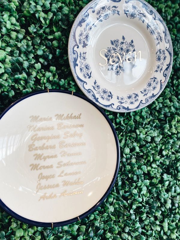 Italian Countryside Bridal Shower, Seating Chart
