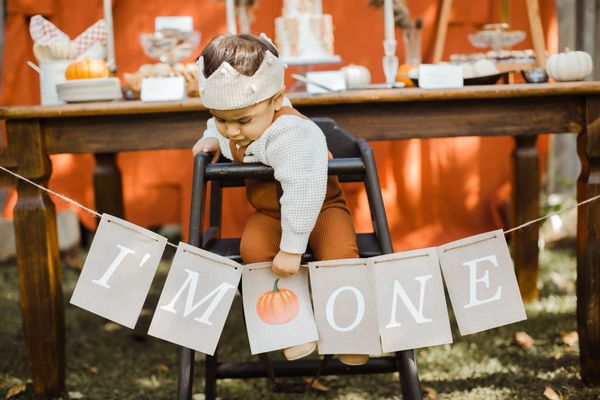 Pumpkin Patch theme event, 1st Birthday