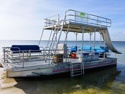 Lazy Lizard Tours Double-Decker Pontoon Boat with Slide