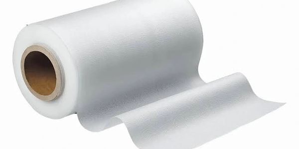 A roll of clear plastic wrap.