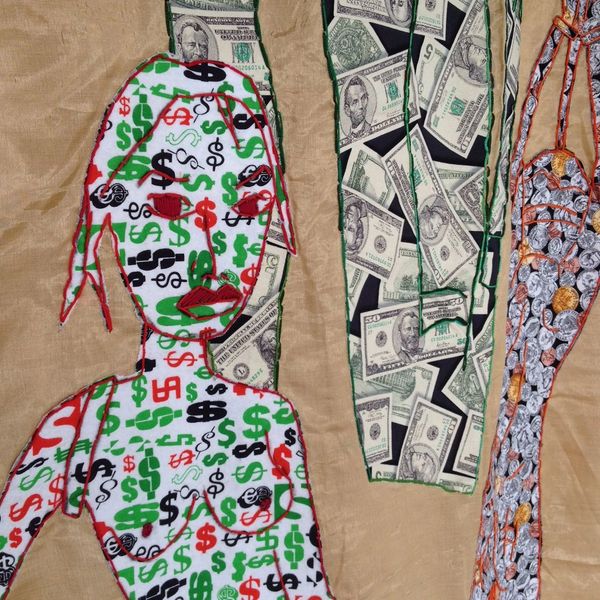 Money embroidery by eve eurydice