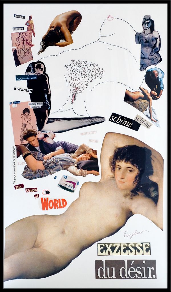 The origin of the world collage by eve eurydice