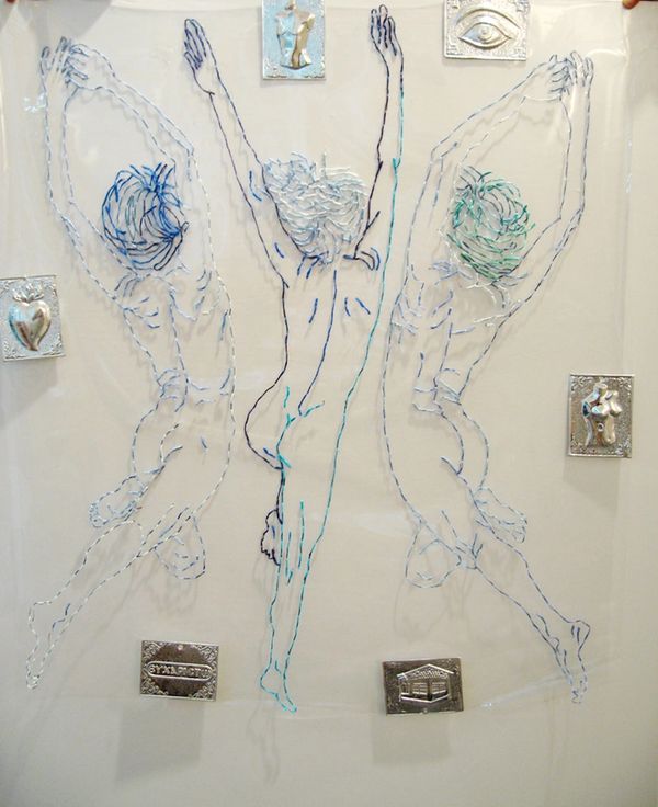 Transparencies embroidery by eve eurydice