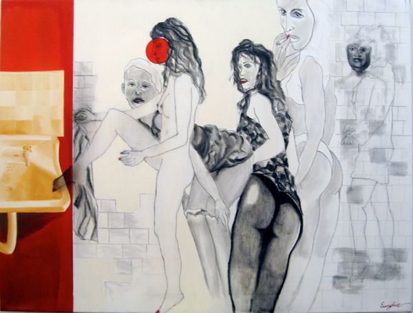 Womanly interiors painting by eve eurydice