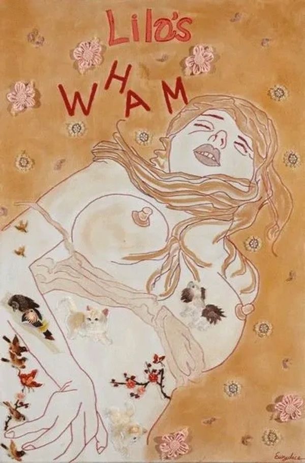 LILA'S WHAM embroidery by eve eurydice
