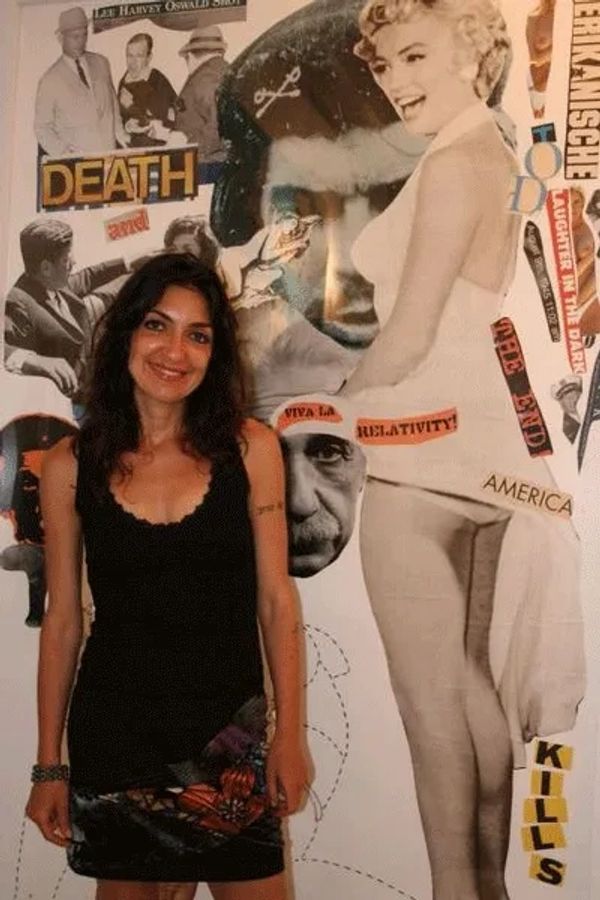 MURDERS IN THE AMERICAN ZONE collage by eve eurydice