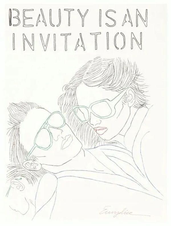 WE, THE PEOPLE: IN THE LINE OF BEAUTY 5 embroidery by eve eurydice