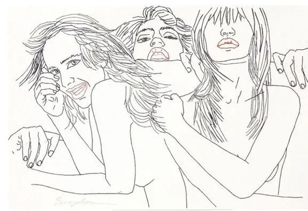 WE, THE PEOPLE: IN THE LINE OF BEAUTY 3 embroidery by eve eurydice