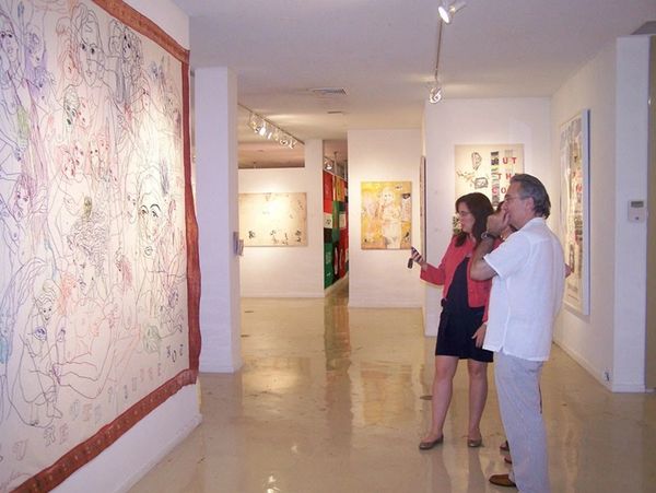 Tapestry exhibit by eve eurydice