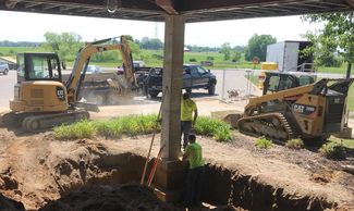 MEADOWS EDGE ELEMENTARY SCHOOL FOUNDATION FOOTERS COMPACTION EXCAVATING GRADING DEMOLITION MISHAWAKA