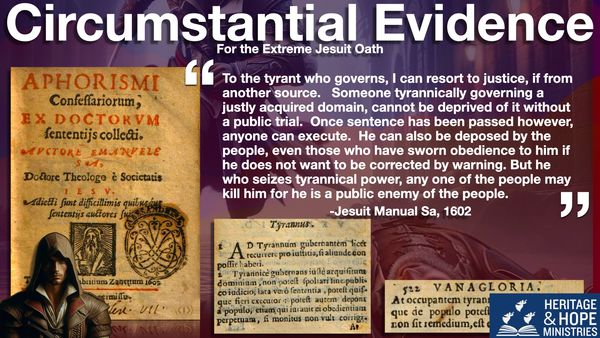 meme containing historical evidence for the jesuit point