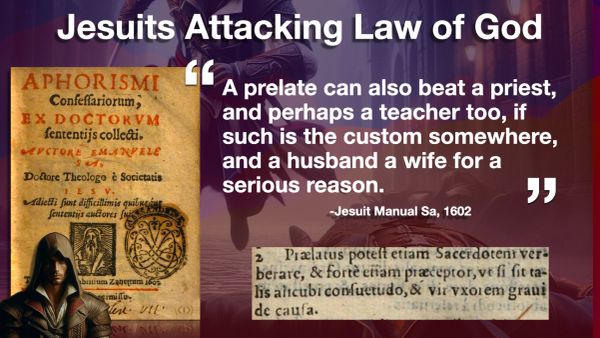meme containing historical evidence for the jesuit point