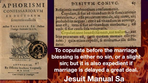 meme containing historical evidence for the jesuit point