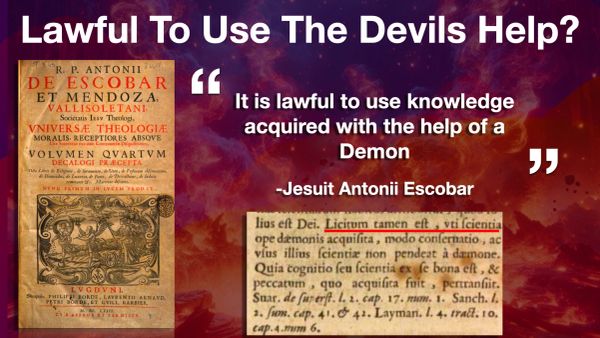 meme containing historical evidence for the jesuit point