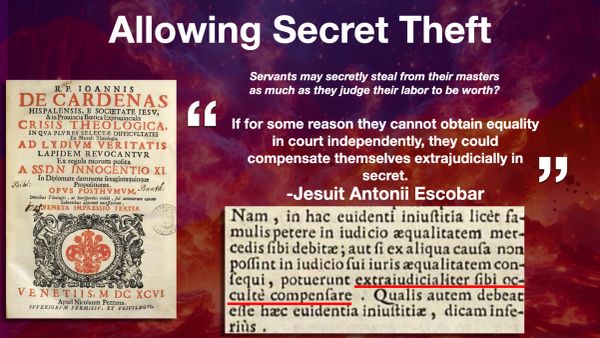 meme containing historical evidence for the jesuit point