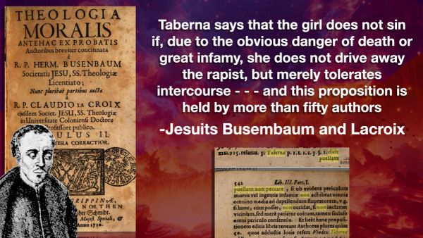 meme containing historical evidence for the jesuit point