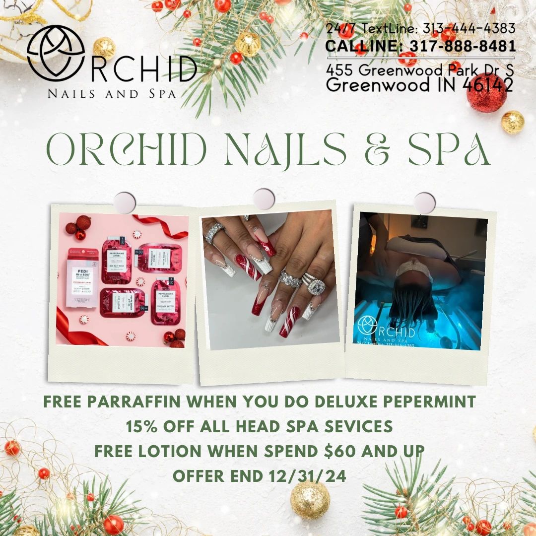 Orchid Nails and Spa Nail Salon Designs Nails Acrylic