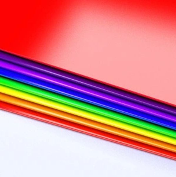 Color matched plastic sheet stock