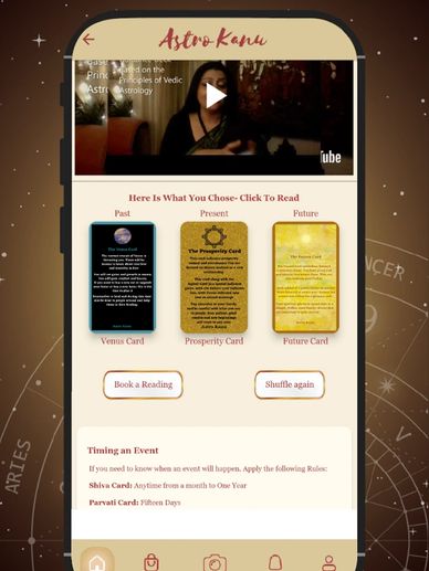 Free Tarot on Astro Kanu App love reading free tarot reading