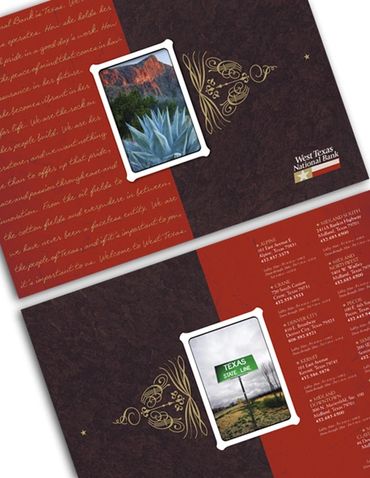 West Texas National Bank Overview Booklet