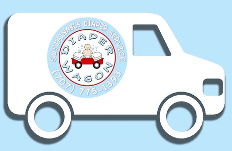 Weekly pickup and delivery to Sonoma County diaper delivery van