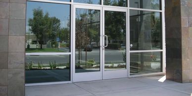 Commercial Storefront glass  door repair & Installation 