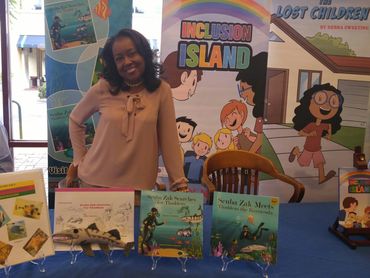 Alice posing to camera