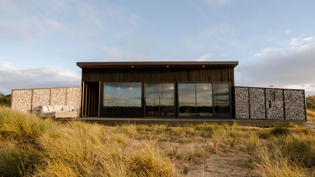 Sand Shacks Dolphin Sands has a Large Private Deck and over 80 square metres of curated iving space