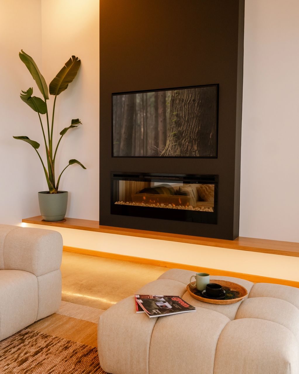Sand Shacks has a Cosy Fire to snuggle beside.