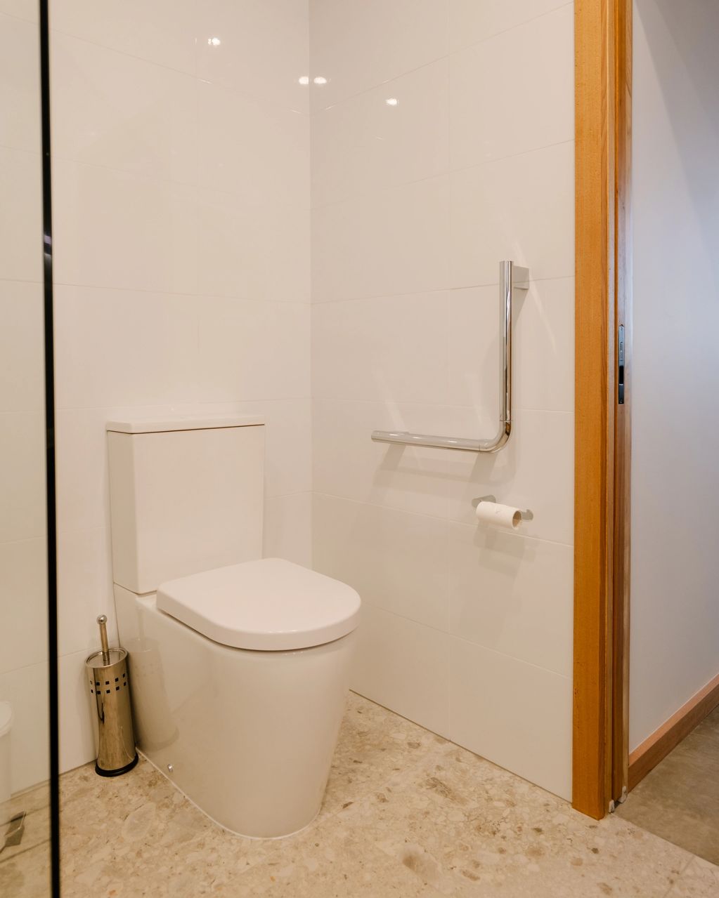 Sand Shacks Dolphin Sands provide support for guests needing assistance with extra height toilet an