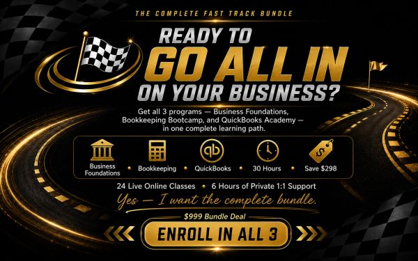 Complete fast track business bundle with 3 programs for $999.