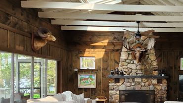Lake Buel summer cottage great room