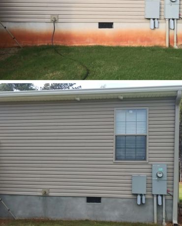 Red clay stain removal in Sparta Georgia