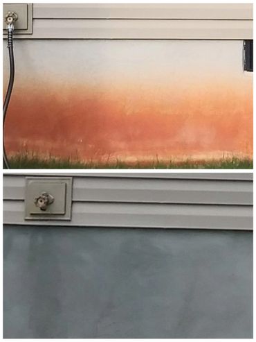 Red clay stain removal Sparta Georgia