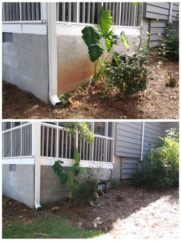 Red clay stain removal on concrete