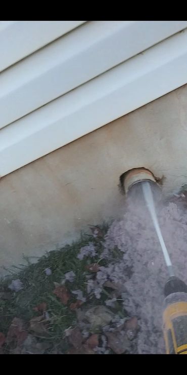 Dryer venting cleaning outside