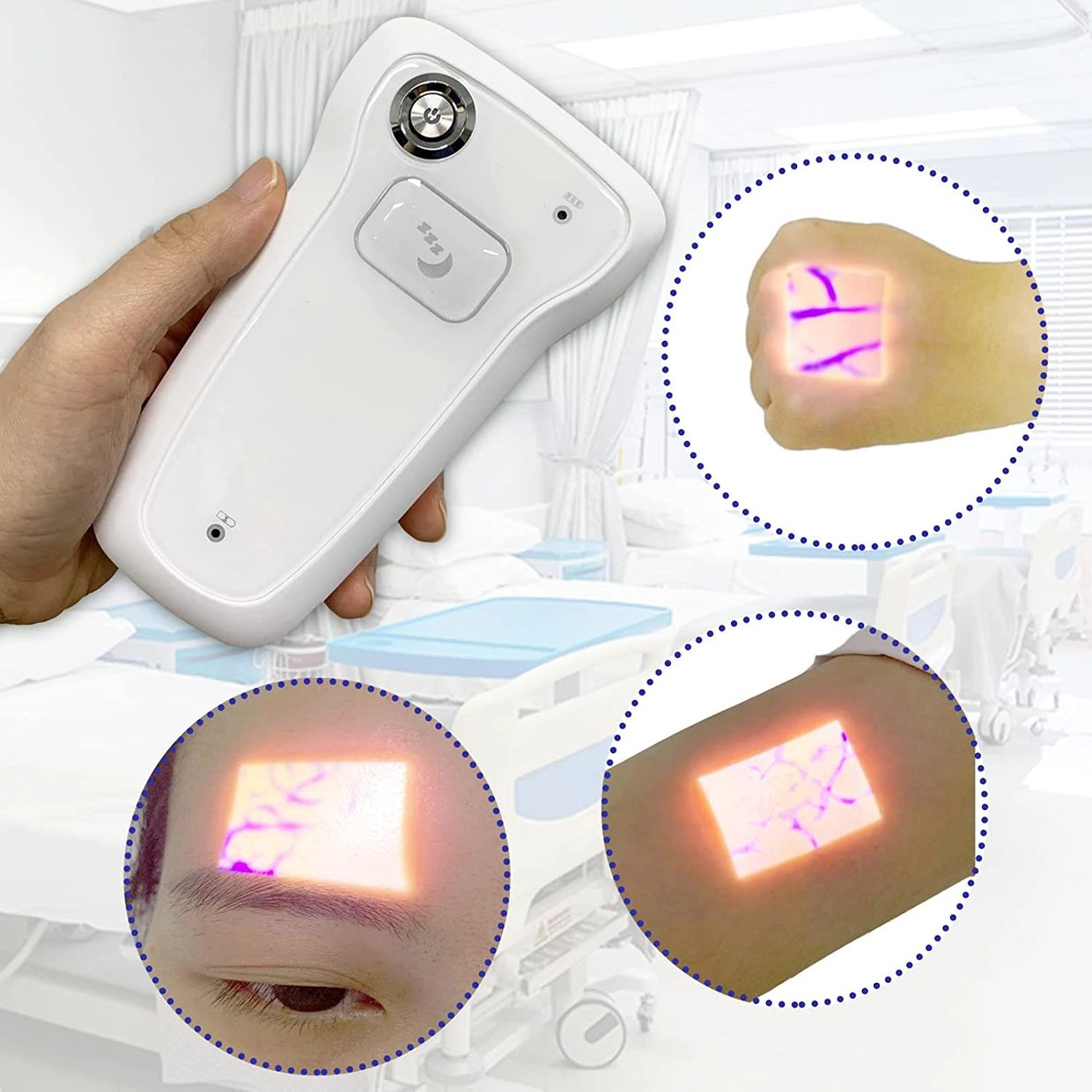 vein finder veiwer illuminator accuvein Detector pocket mini lamp projector varicosity