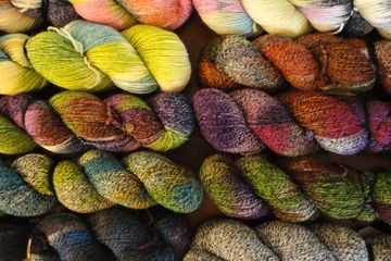 Schoppel by Skacel Boots Sock Yarn wool, cotton, nylon blend, hand dyed
