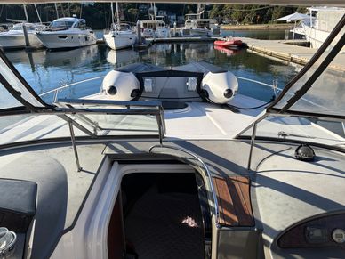 RIB dinghy with oars and outboard