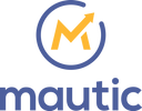 Mautic logo with a stylized M in a circular design above the brand name.