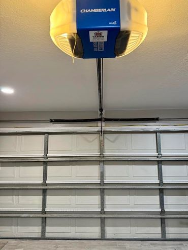 Garage door opener install replacement, garage door repair, garage door torsion springs in Tampa, FL