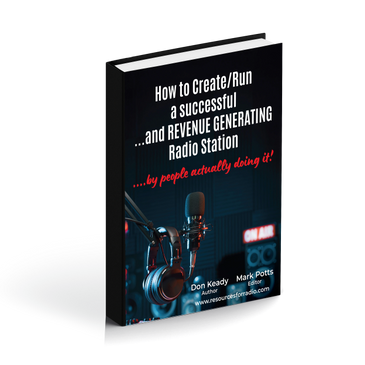 Book cover about creating and running a successful radio station.