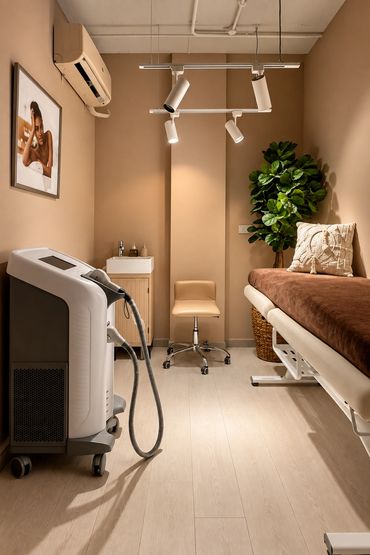 Laser and body treatment room - Empire Beauty Salon, New Cairo - تصميم صالون تجميل