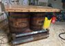 Whiskey Barrel with epoxy bar top