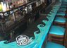 Hand painted epoxy bar top