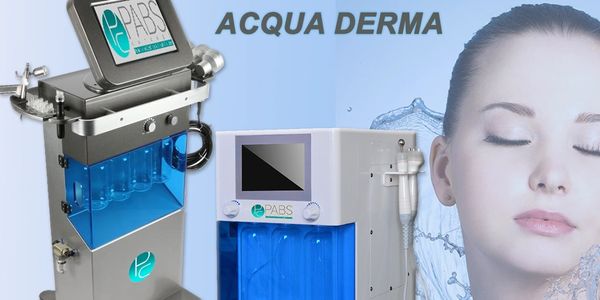 Equipos de Hydrodermabrasion AQUA DERMA. Nuevos y modernos diseños y máxima eficacia.