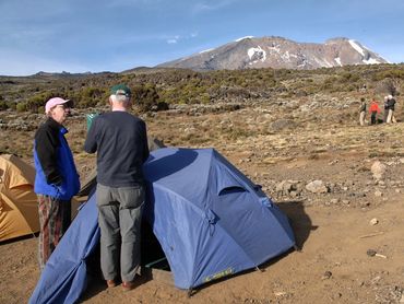 2nd day on the Machame route up to summitting Kilimanjaro